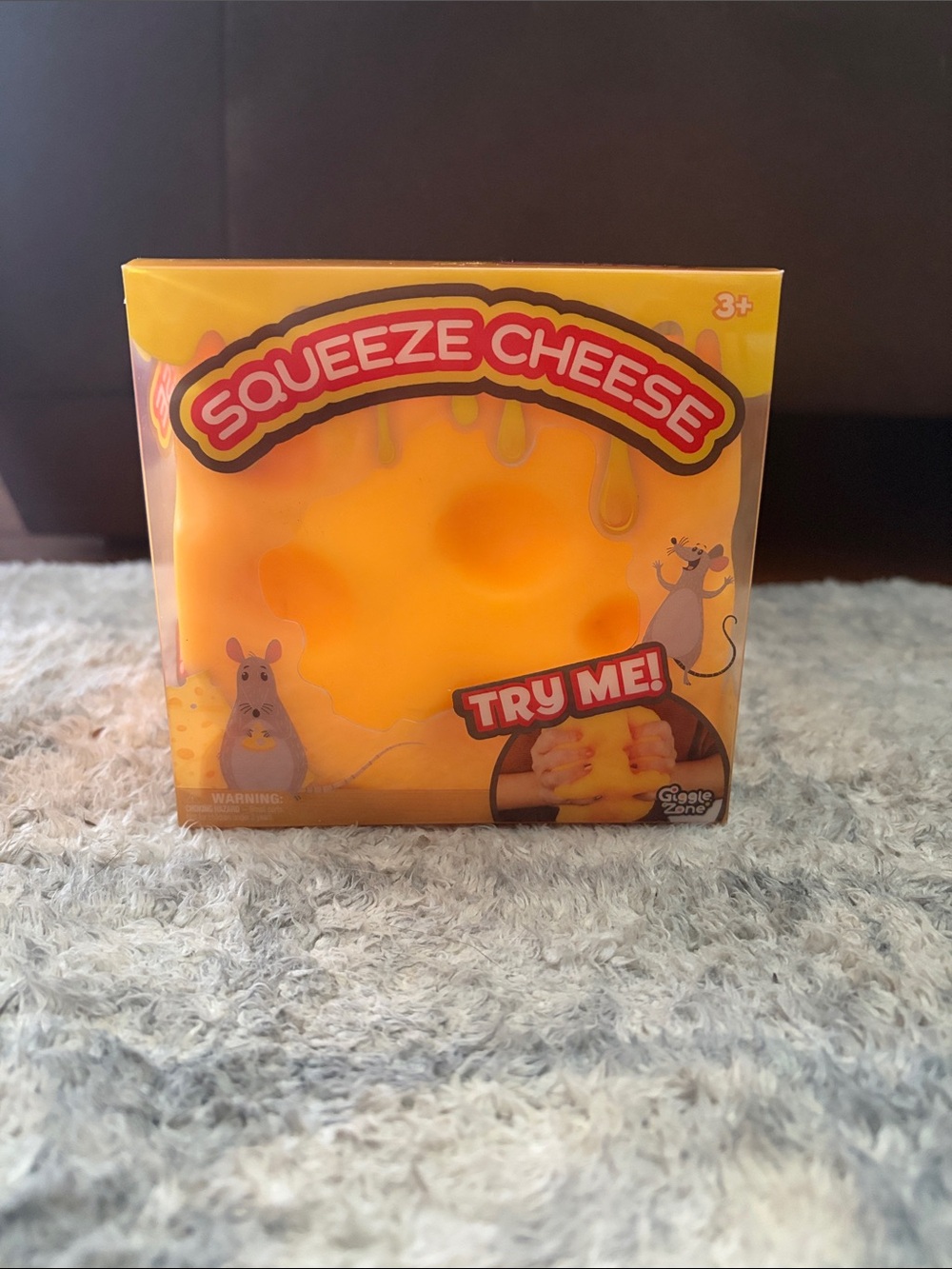 Squeeze Cheese Stress Toy by sunny days